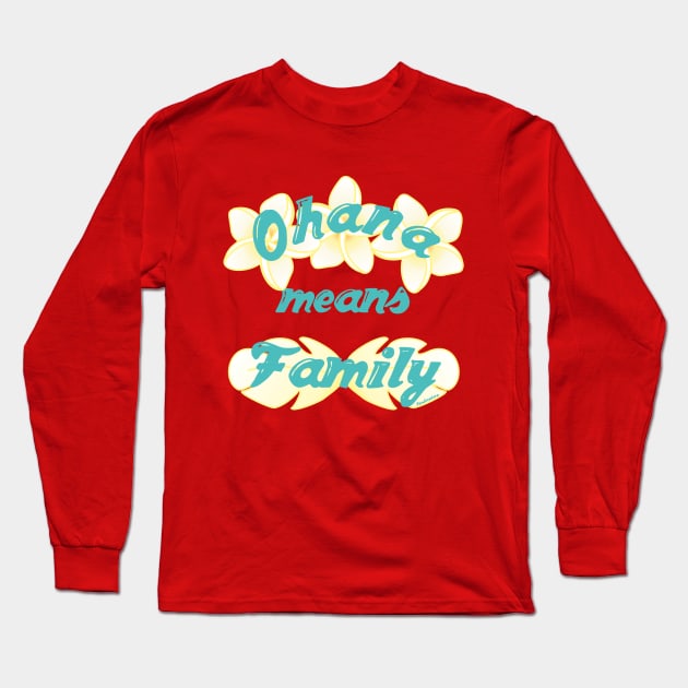 Ohana Long Sleeve T-Shirt by Pendientera